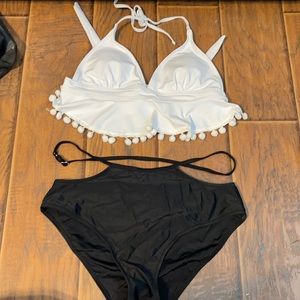 Black & White swim suit